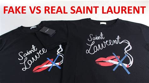 replica ysl t-shirt|real vs fake st laurent shirts.